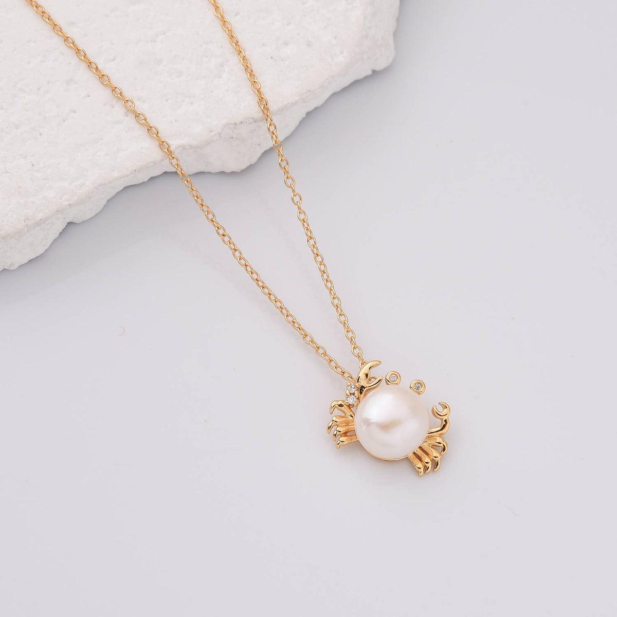 Crab Pearl Necklace