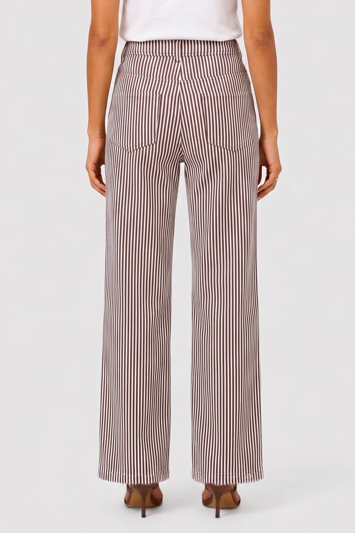 Striped Straight Leg Pants