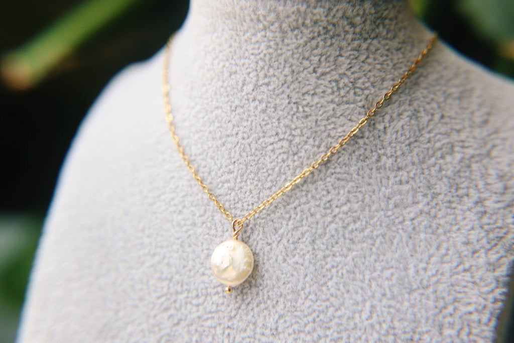 Pearl Coin Necklace