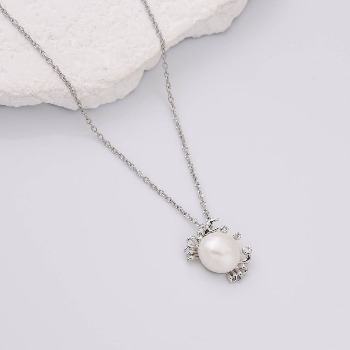 Crab Pearl Necklace