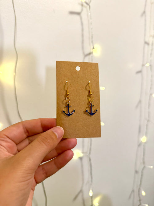 Anchor Dangle Earrings