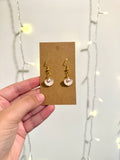 Pearl Shell Dangle Earrings