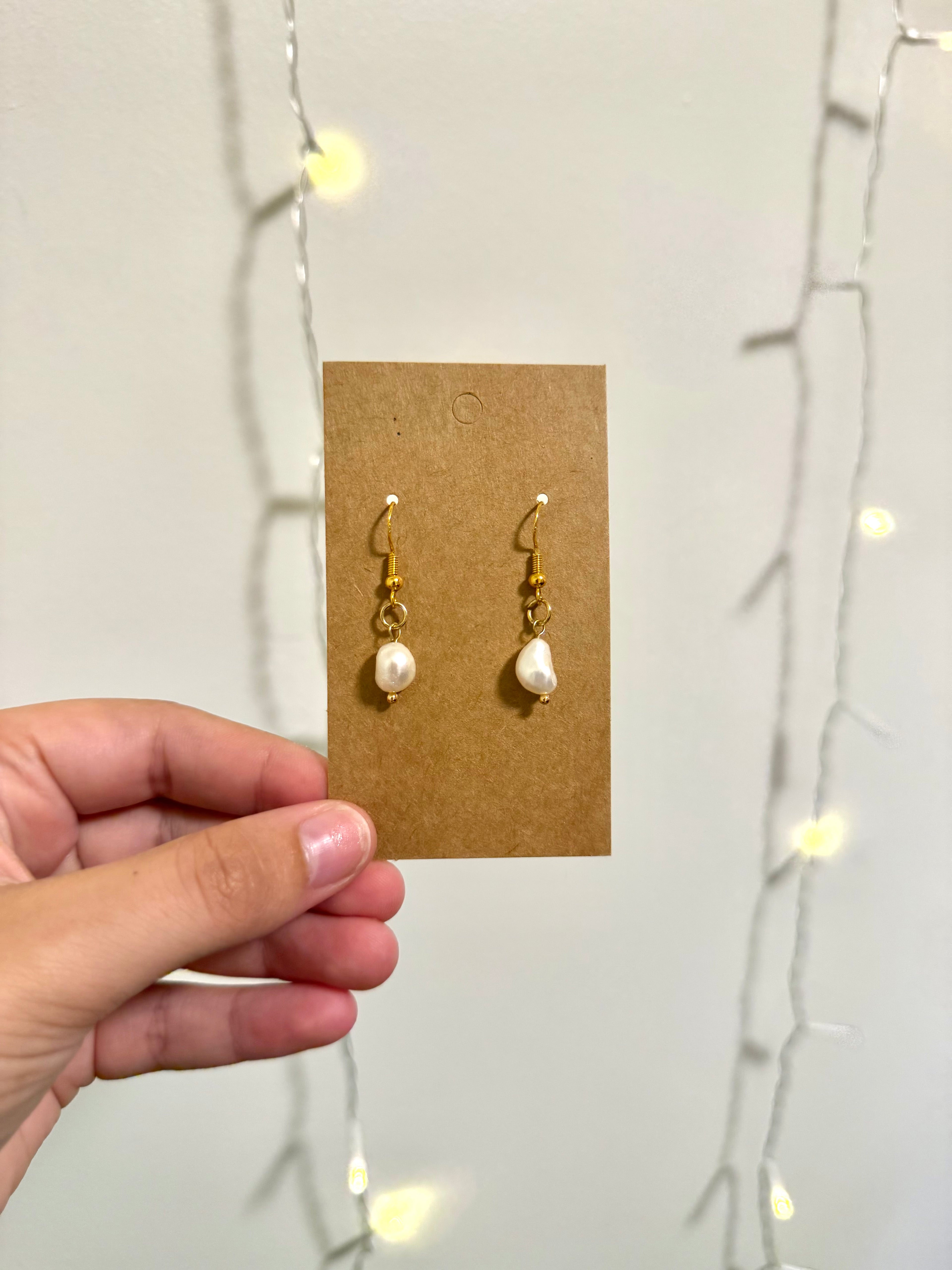 Pearl Dangle Earrings