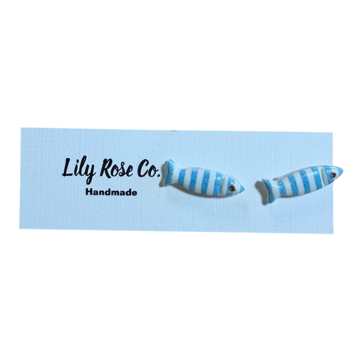 Striped Fish Earrings