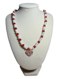 Gingham Charm Necklace