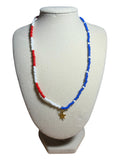 Americana Seed Bead Necklace