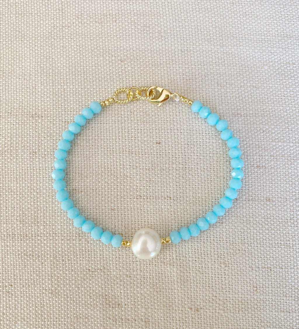 Lone Pearl Bracelet