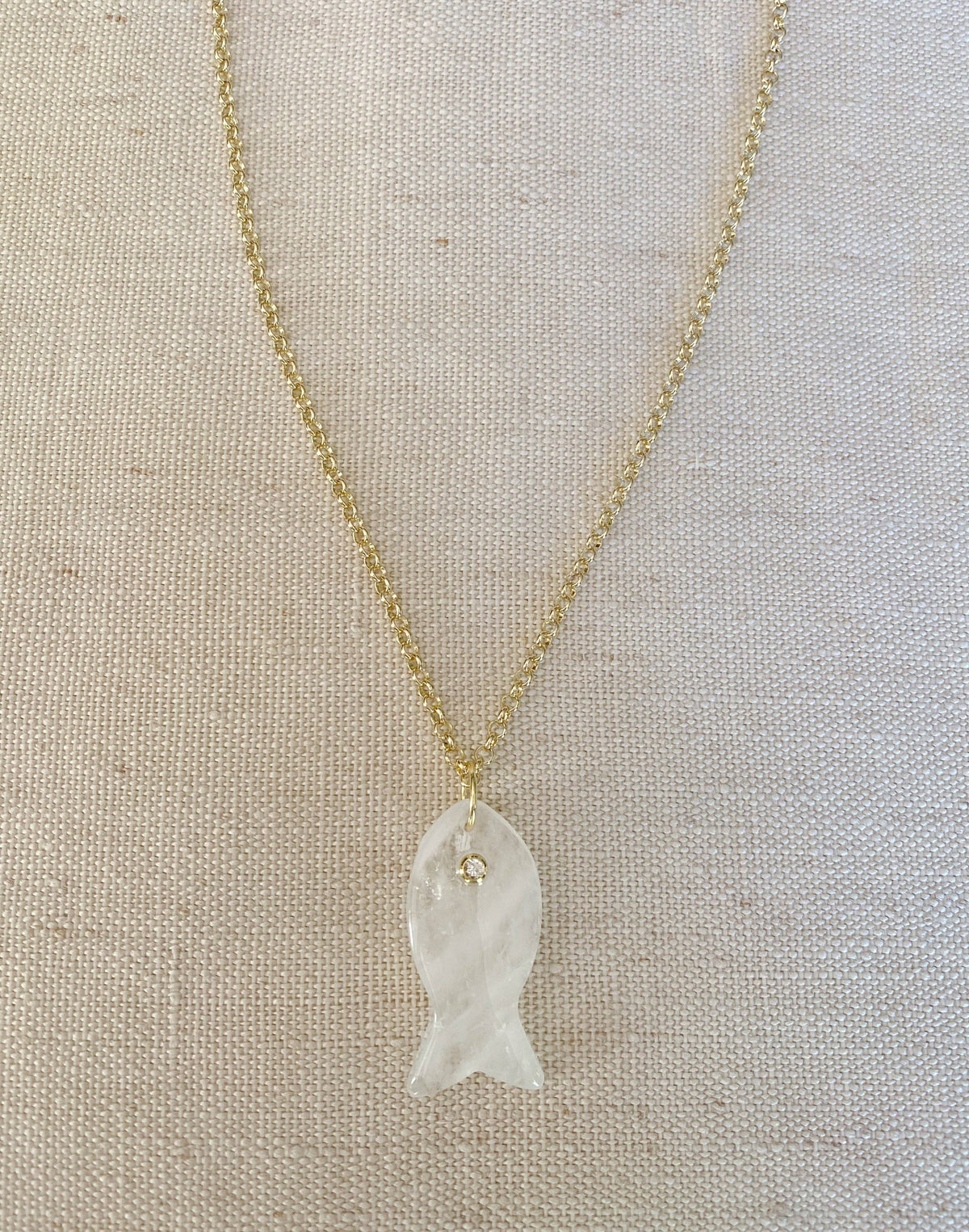 Gemstone Sardine Necklace