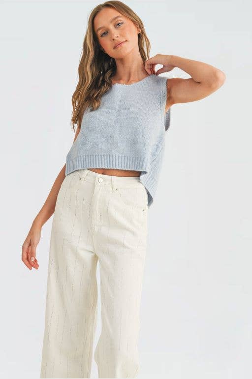 Back Bow Sleeveless Top