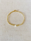 Gold Pearl Bracelet